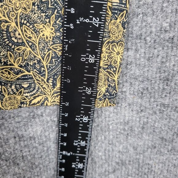 SOFT SURROUNDINGS 2DU27 Tan Blue Floral Medallion Superla Stretch Pants SIZE XS - Picture 11 of 11